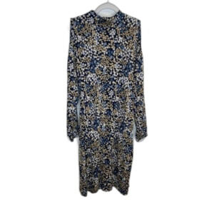 Michael Michael Kors Midi Cold Shoulder Floral Dress 0X NWT